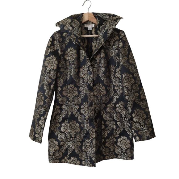 McClintock‎ Collection Vintage Womens Tapestry Jacket Sz 12 Witchy Metallic Gold - Picture 4 of 9